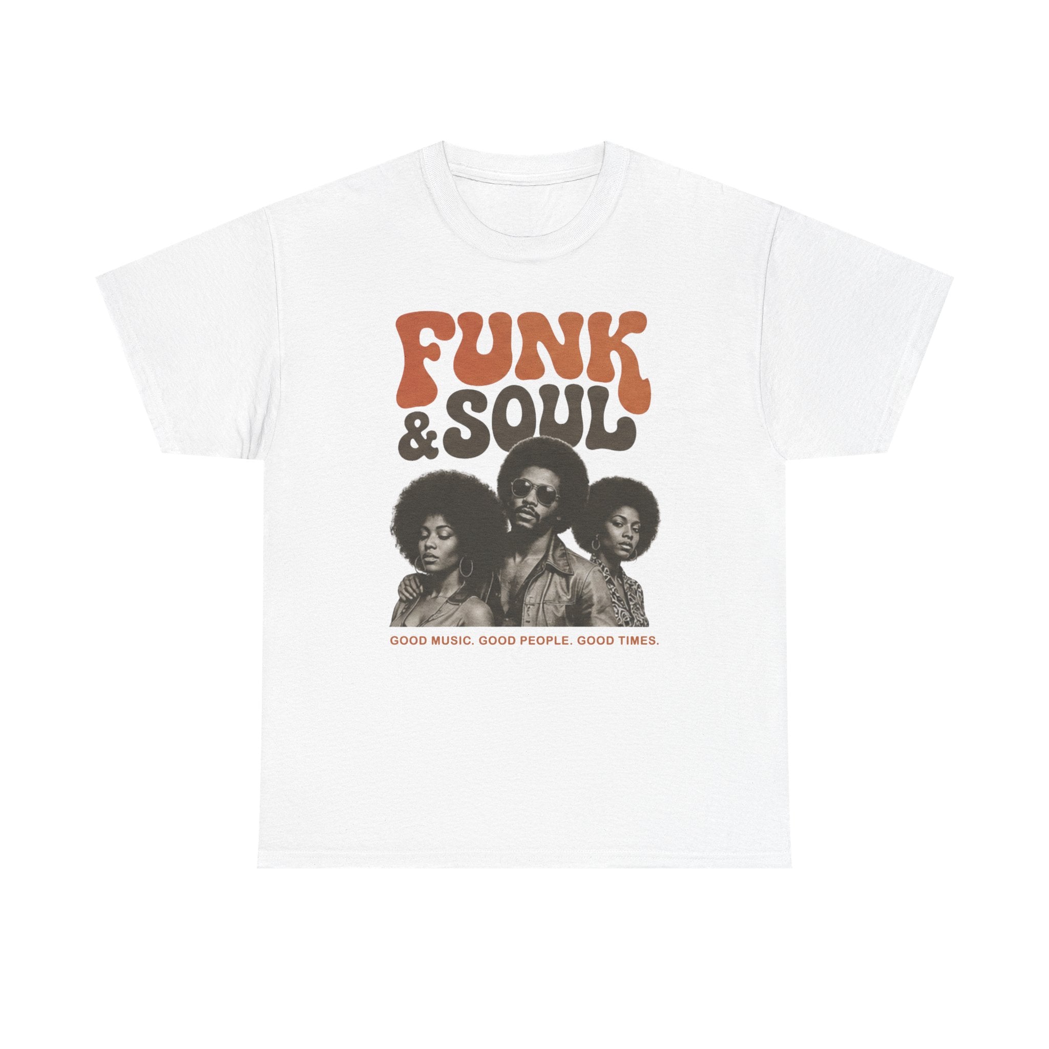 Funk & Soul Graphic Tee — Retro 70s Vintage Music T‑Shirt