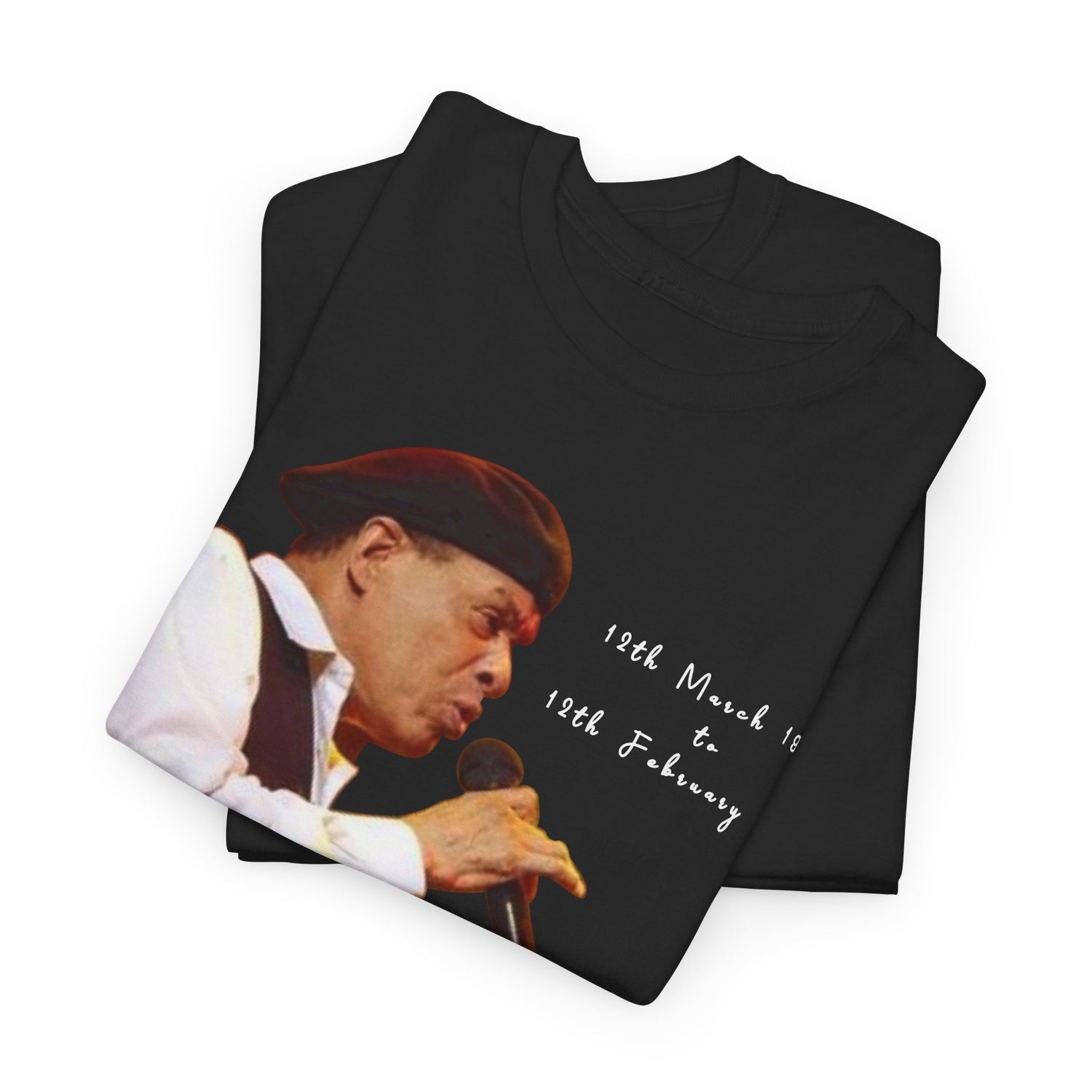 Jazz singer Al Jarreau t shirt, commemorating his life
