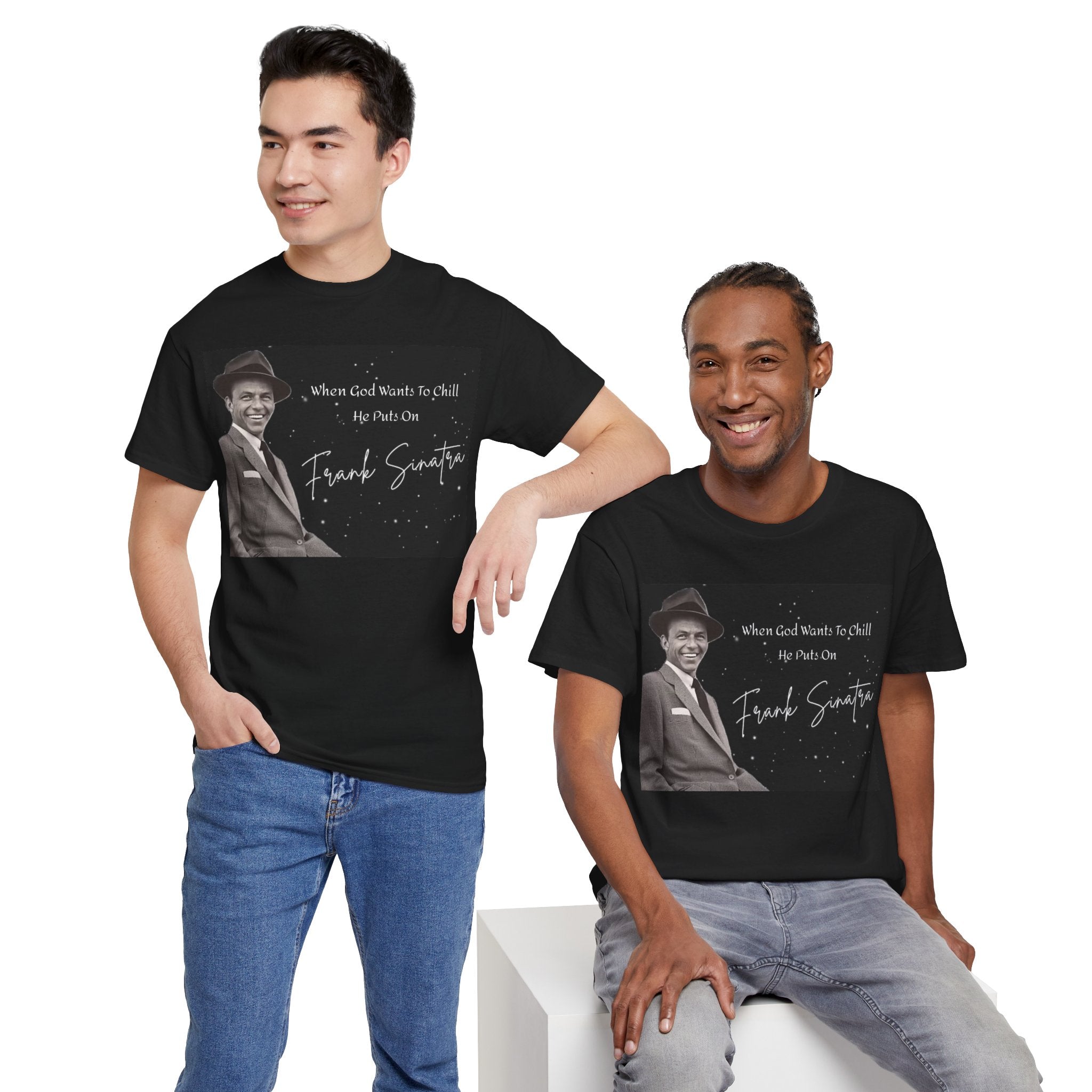 Frank Sinatra Black T Shirt