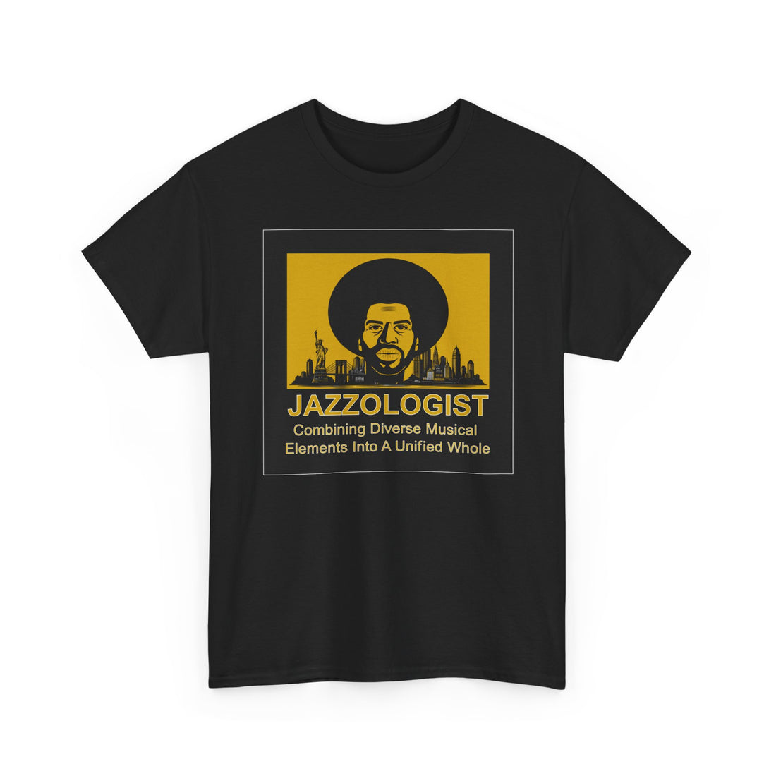 Jazzologist t shirt with graphic