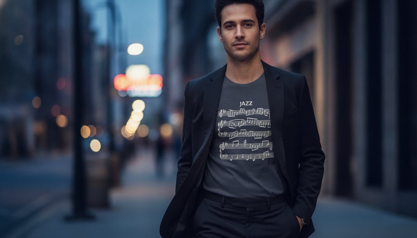 Jazz Sheet Music T-Shirt: Wear the Rhythm of Your Favorite Standards