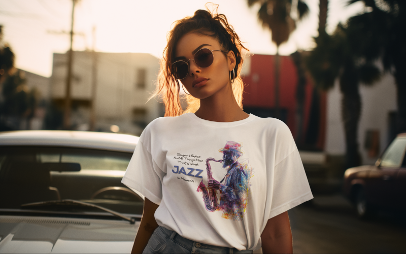 Ways to Style Your POD Jazz T-shirts for Effortless Cool