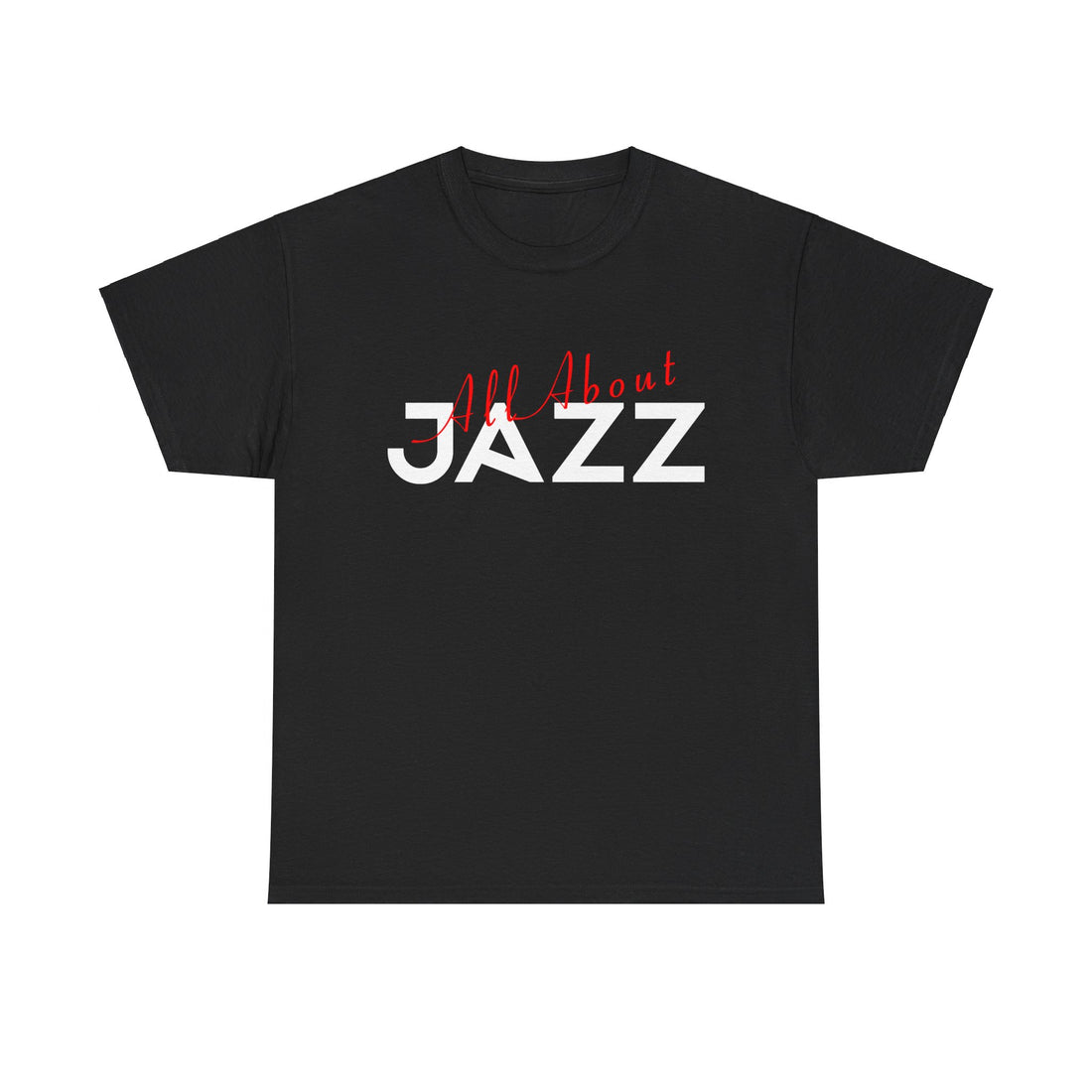‘All About Jazz’ black t shirt
