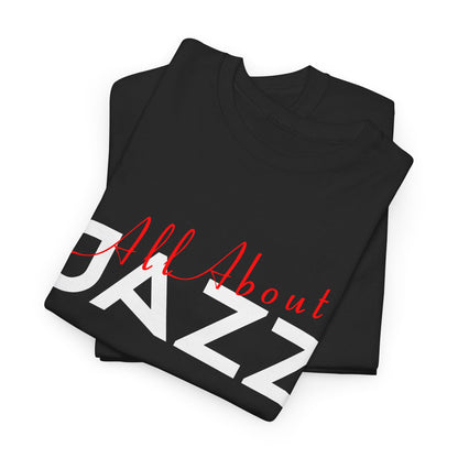 ‘All About Jazz’ black t shirt