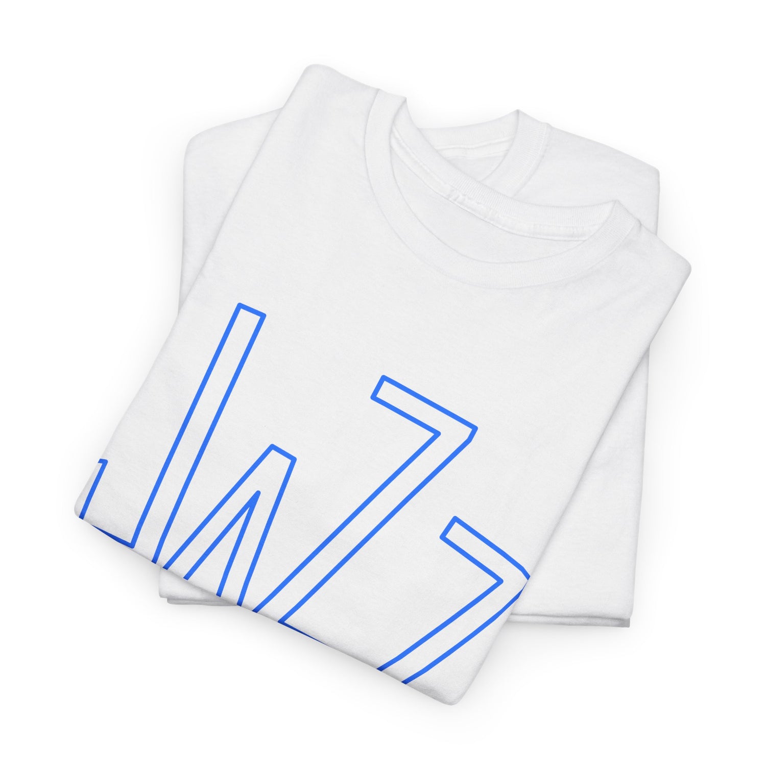 A black or white t shirt saying ‘JAZZ New York City’ in blue text