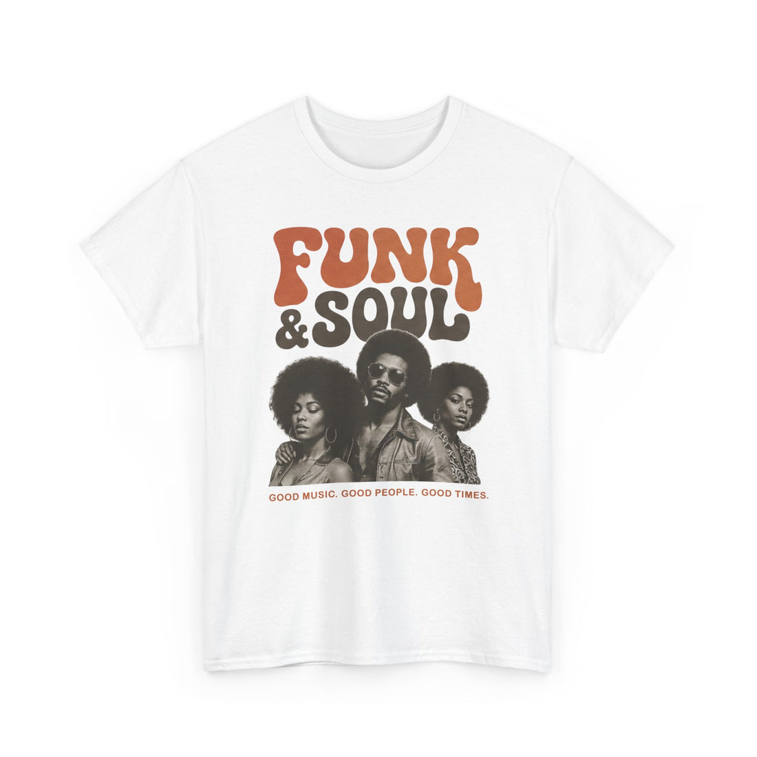Funk &amp; Soul Graphic Tee — Retro 70s Vintage Music T‑Shirt