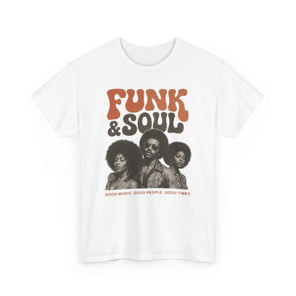 Funk &amp; Soul Graphic Tee — Retro 70s Vintage Music T‑Shirt