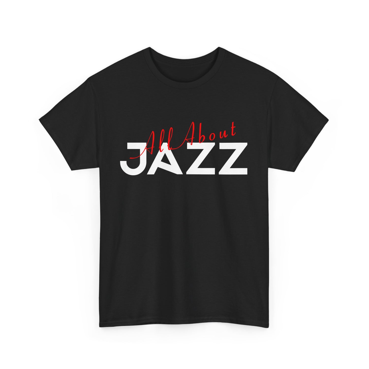 ‘All About Jazz’ black t shirt