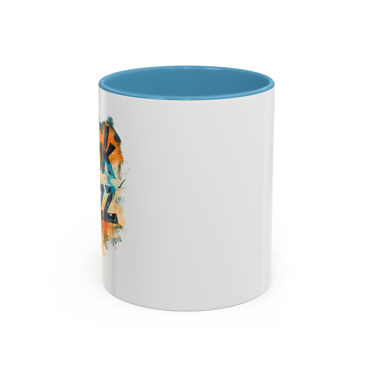 Think Jazz Blue Coffee Mug, Retro Jazz Music Mug, Abstract Color Jazz Mug, Jazz Lover Mug, Jazz Band Mug, Jazz Vintage Style Design Mug