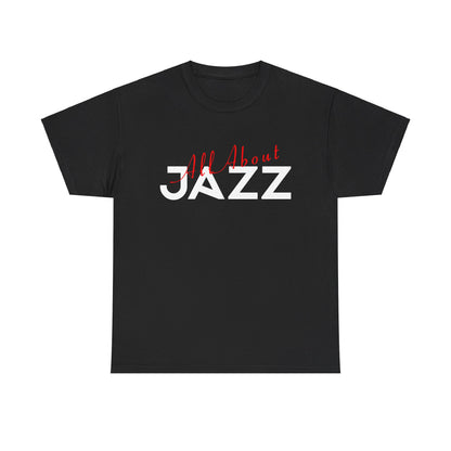 ‘All About Jazz’ black t shirt