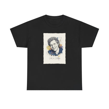 Black T Shirt With Chick Corea Portrait