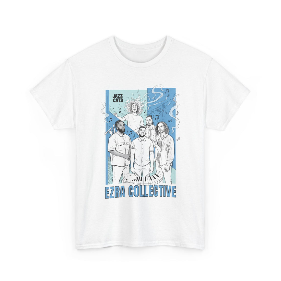 White t-shirt with &