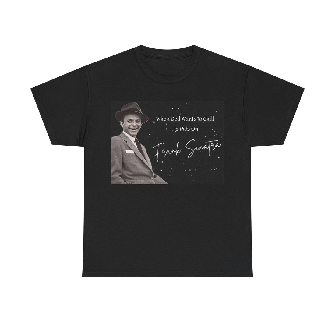 Frank Sinatra Black T Shirt