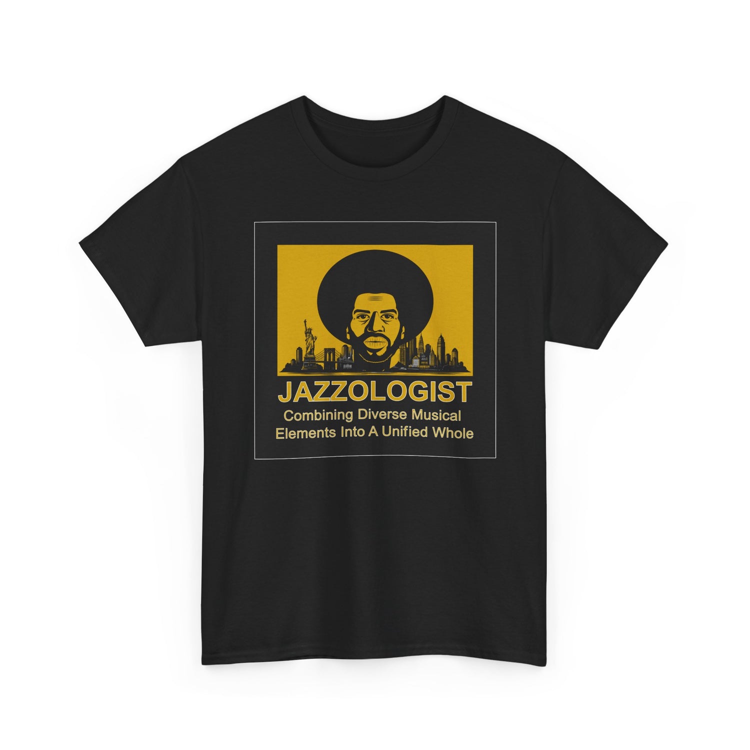 Jazzologist t shirt with graphic