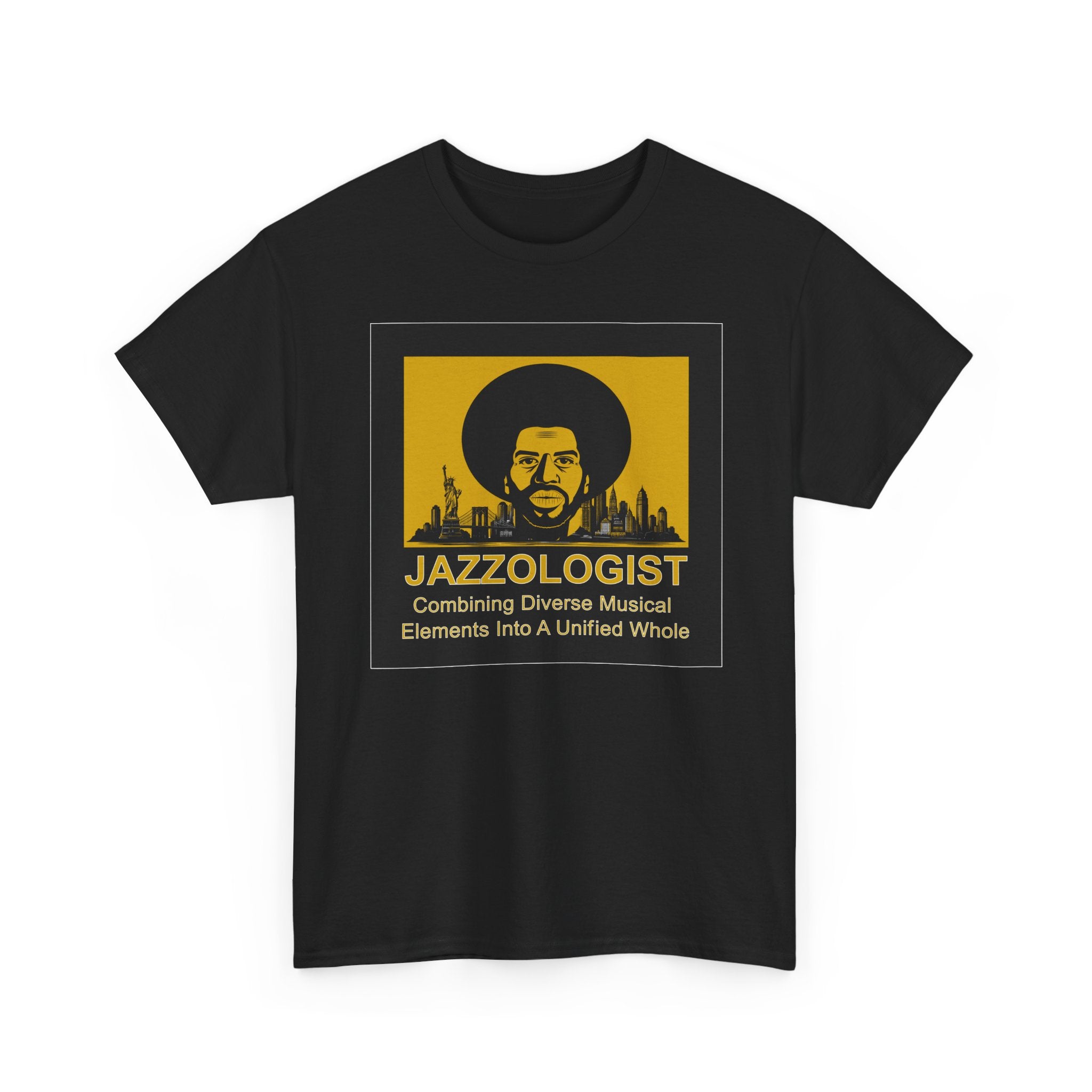 Jazzologist t shirt with graphic